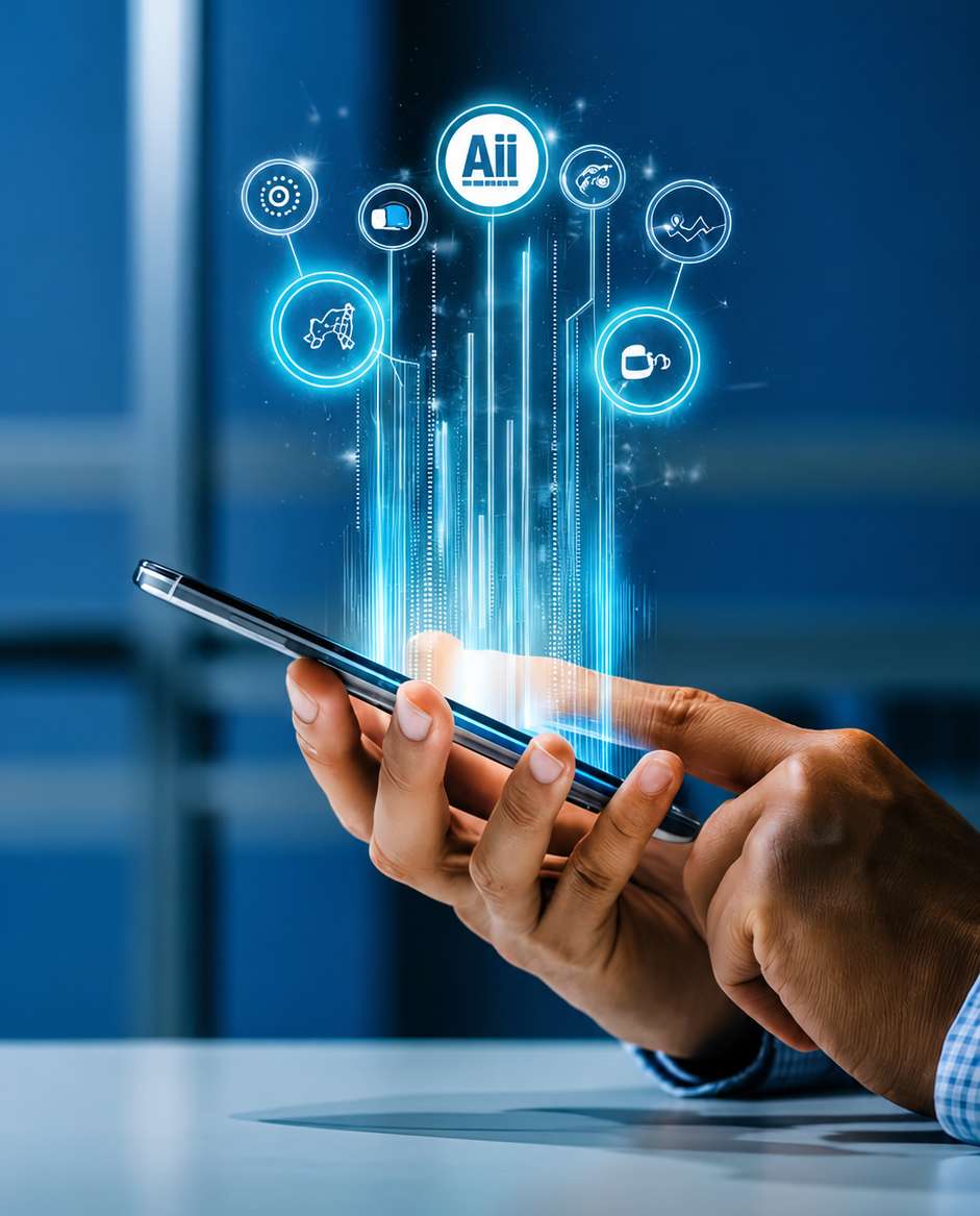 AI-powered business application dashboard