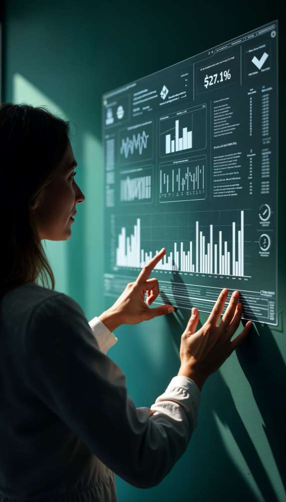 Interactive data visualization dashboard
